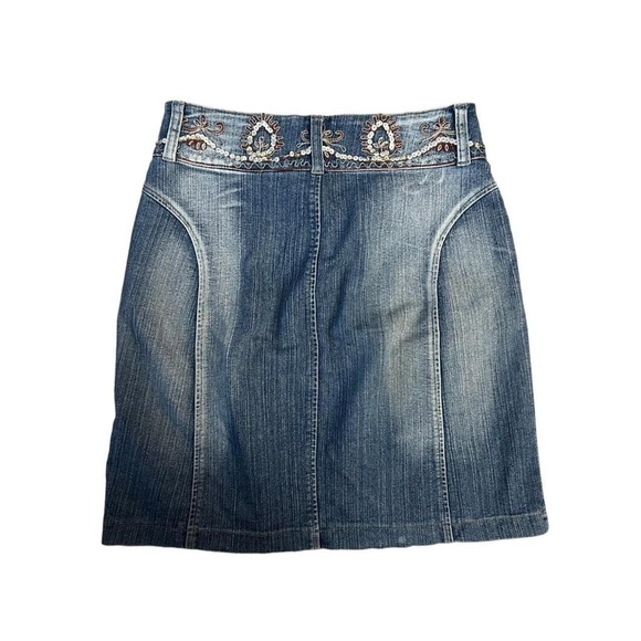 Vintage denim midi skirt - Picture 8 of 8